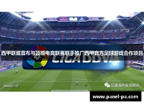 西甲联盟宣布与顶级电竞联赛联手推广西甲官方足球游戏合作项目